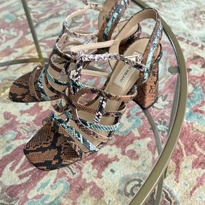 Heals, sandals , blocked heal